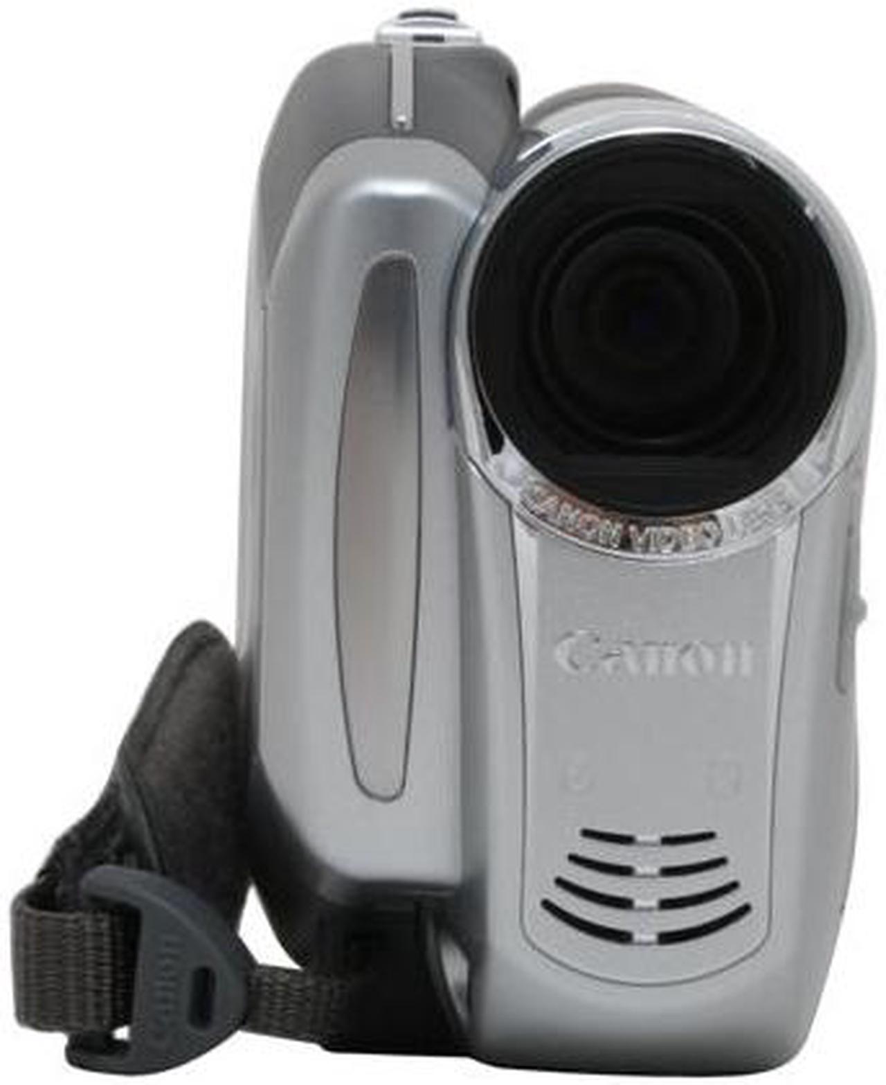 Alt view image 3 of 13 - Canon DC210 Silver 35X Optical Zoom DVD Digital Camcorder