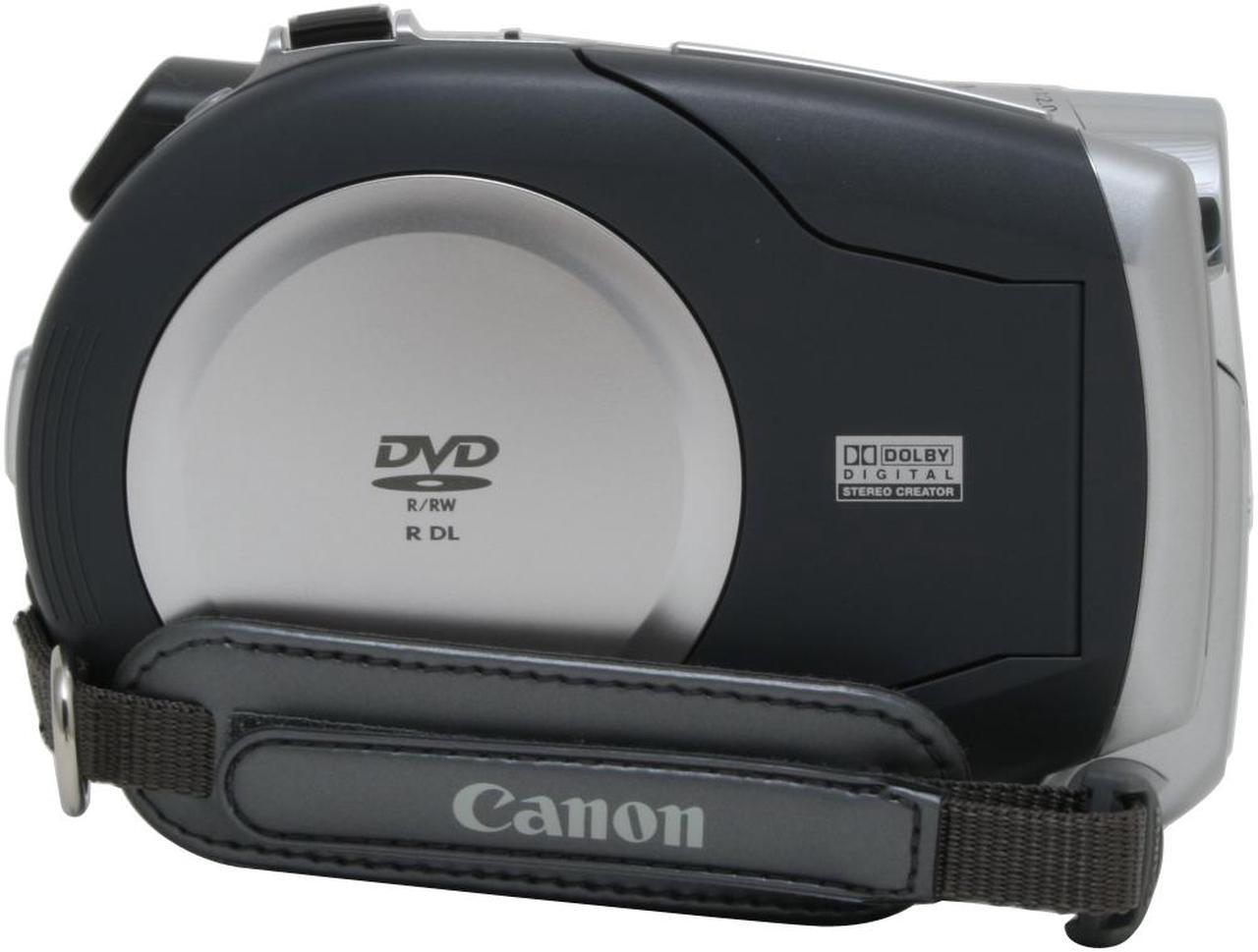 Alt view image 7 of 13 - Canon DC210 Silver 35X Optical Zoom DVD Digital Camcorder