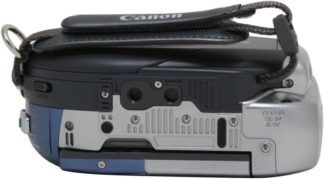 Alt view image 9 of 13 - Canon DC210 Silver 35X Optical Zoom DVD Digital Camcorder