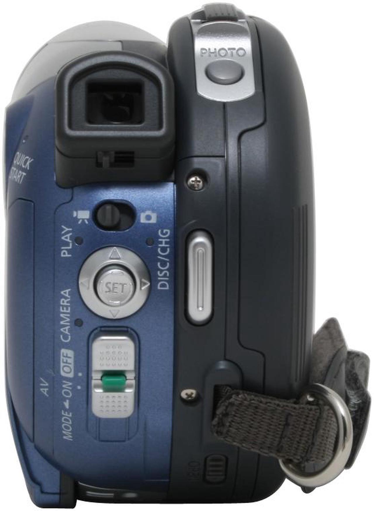 Alt view image 10 of 13 - Canon DC210 Silver 35X Optical Zoom DVD Digital Camcorder