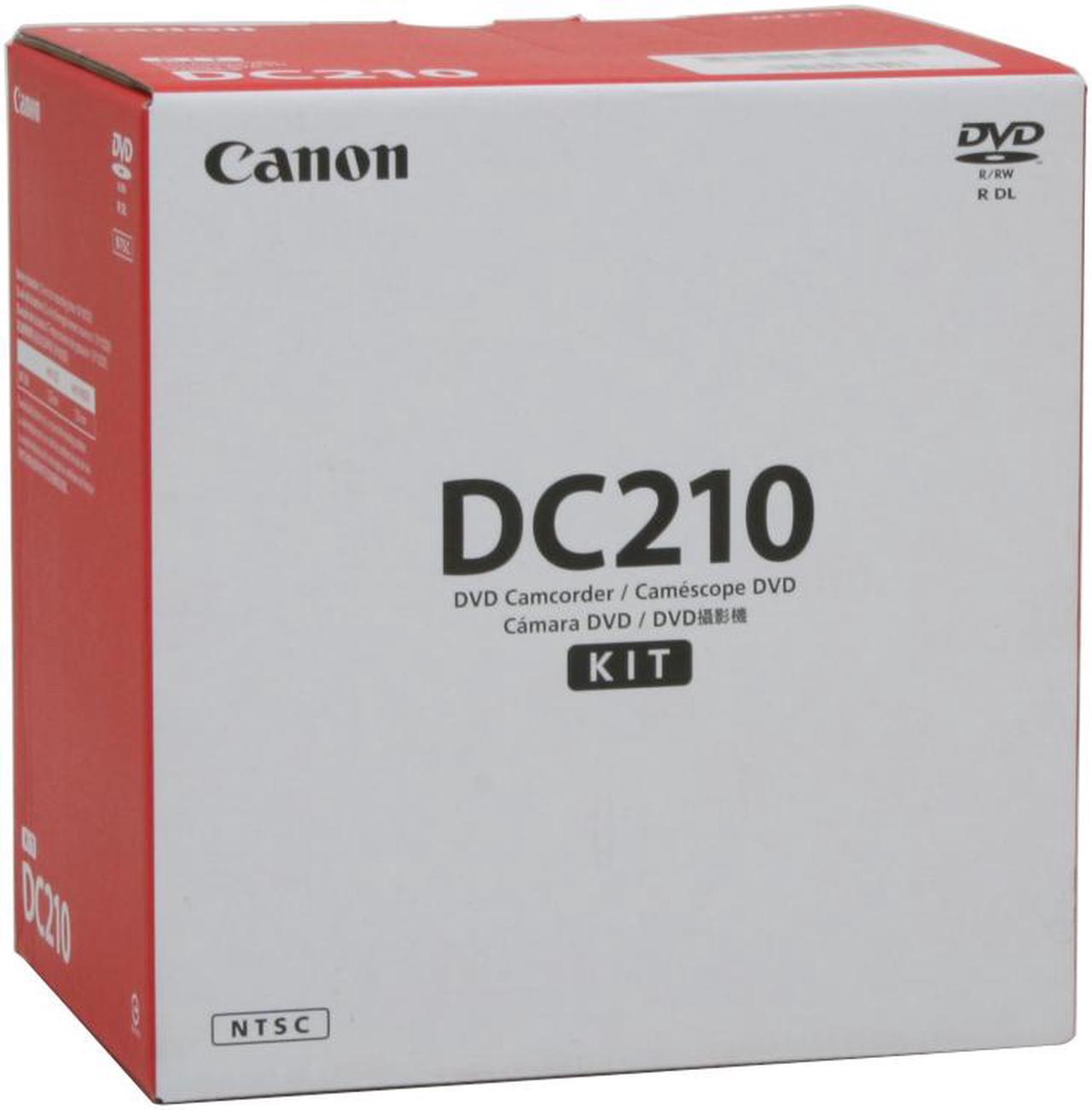 Alt view image 13 of 13 - Canon DC210 Silver 35X Optical Zoom DVD Digital Camcorder