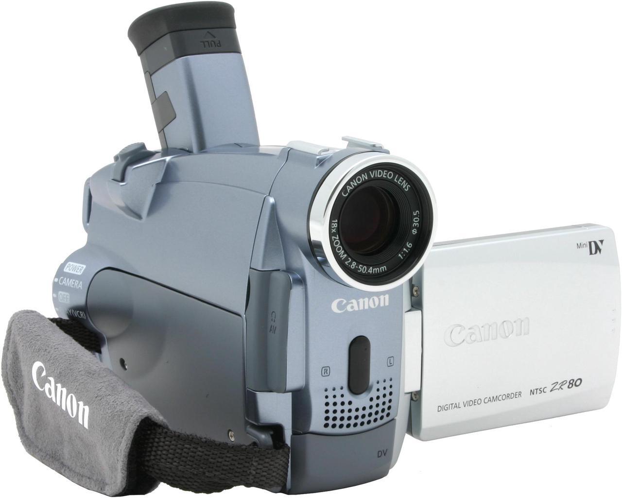 Main image of Canon ZR80 1/6" CCD 2.5" LCD 18X Optical Zoom MiniDV Camcorder