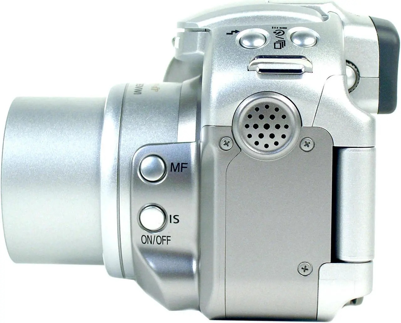 Alt view image 6 of 9 - Canon PowerShot S1 IS Silver 3.2MP 10X Optical Zoom Digital Camera
