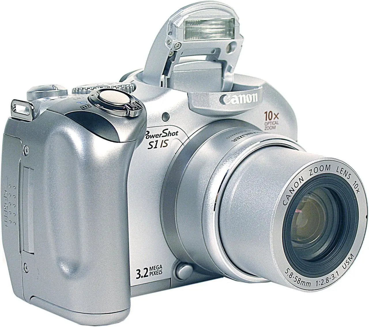 Main image of Canon PowerShot S1 IS Silver 3.2MP 10X Optical Zoom Digital Camera