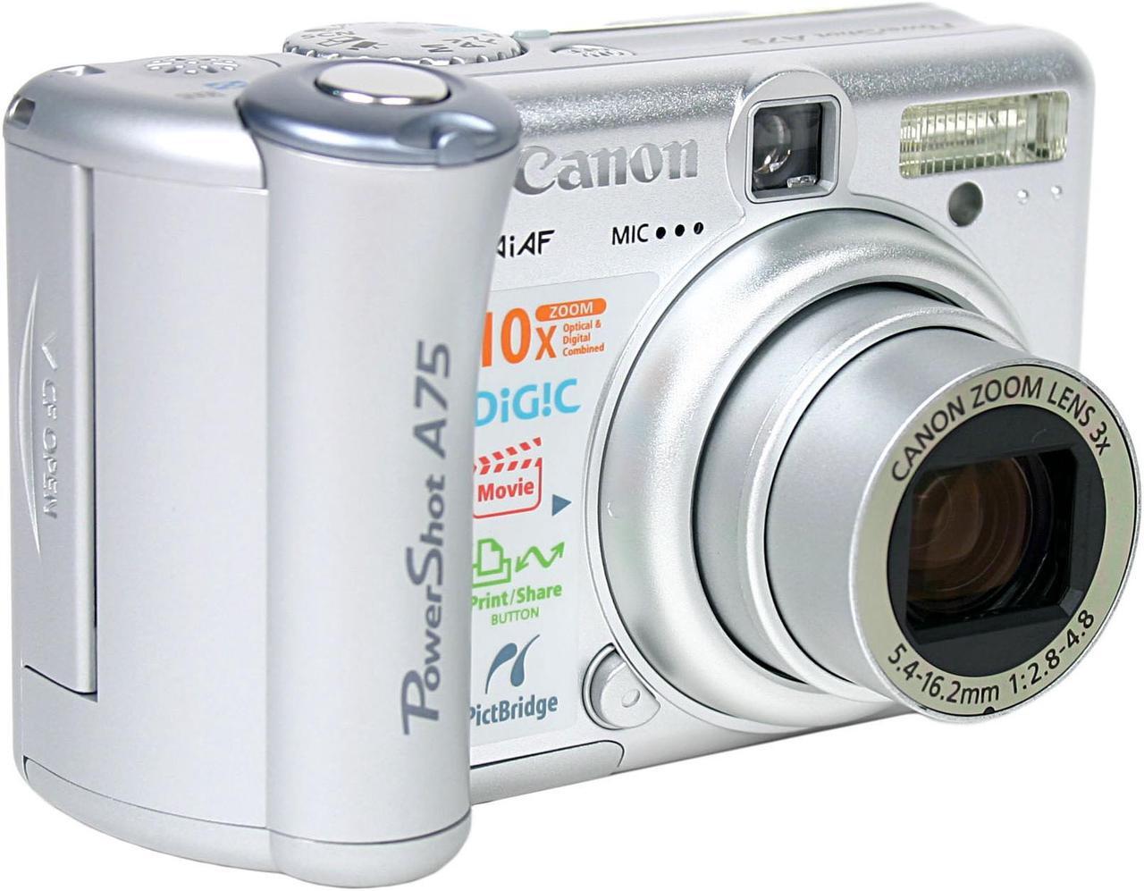 Main image of Canon PowerShot A75 Silver 3.2MP 3X Optical Zoom Digital Camera