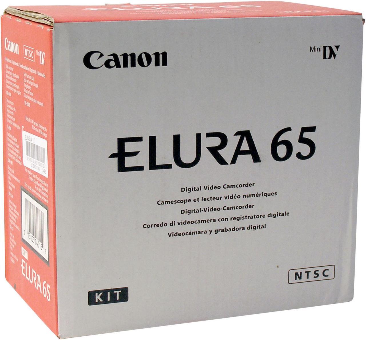 Alt view image 12 of 12 - Canon ELURA 65 1/4.5" CCD 2.5" 123K LCD 16X Optical Zoom MiniDV Camcorder