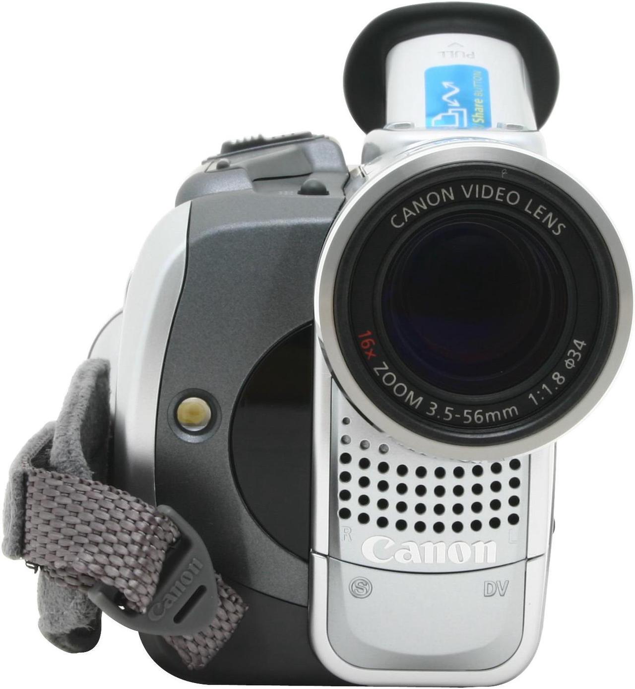 Alt view image 2 of 12 - Canon ELURA 65 1/4.5" CCD 2.5" 123K LCD 16X Optical Zoom MiniDV Camcorder