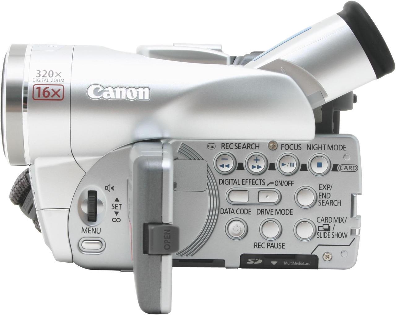 Alt view image 4 of 12 - Canon ELURA 65 1/4.5" CCD 2.5" 123K LCD 16X Optical Zoom MiniDV Camcorder
