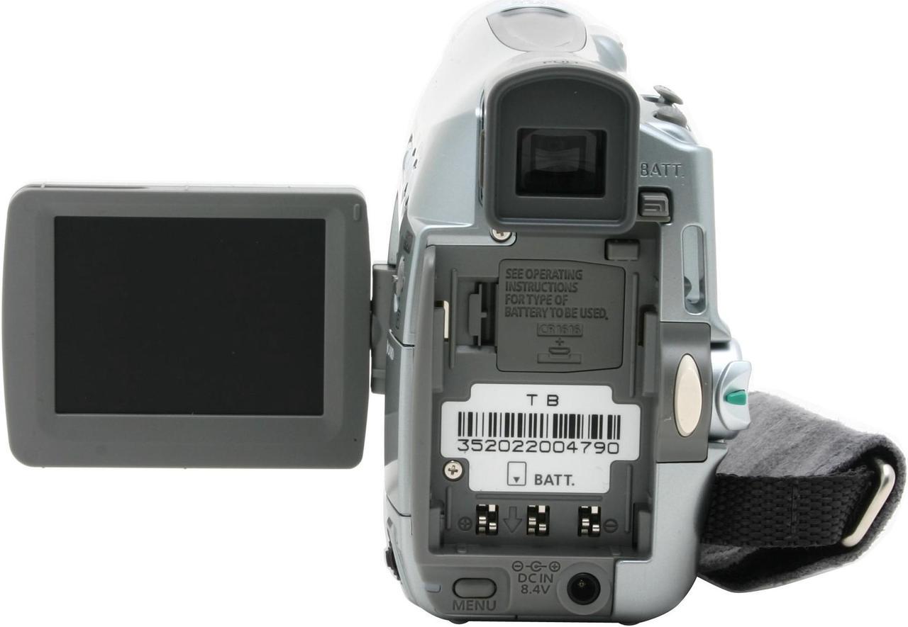 Alt view image 5 of 10 - Canon ZR200 680,000 pixels 2.4" 112K TFT LCD 20X Optical Zoom MiniDV Camcorder