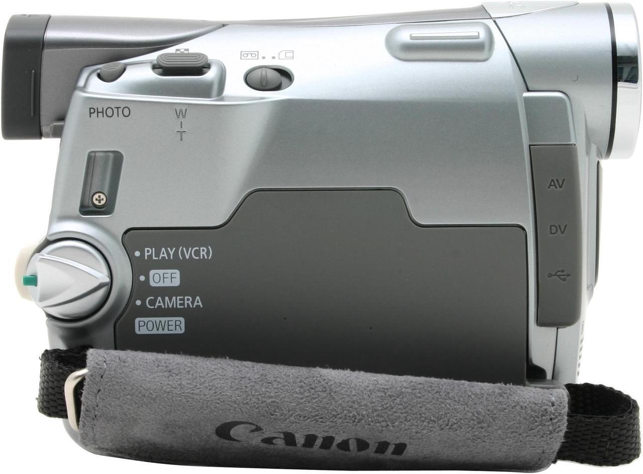 Alt view image 6 of 10 - Canon ZR200 680,000 pixels 2.4" 112K TFT LCD 20X Optical Zoom MiniDV Camcorder