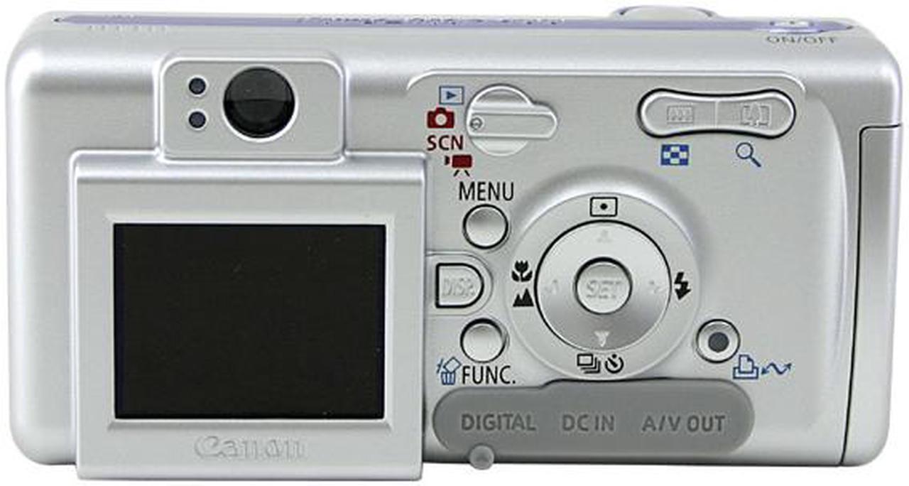 Alt view image 8 of 10 - Canon PowerShot A400 Sky Blue 3.2MP 2.2X Optical Zoom Digital Camera