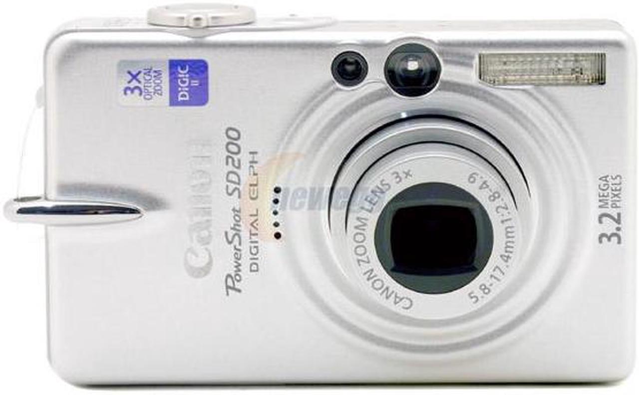 Alt view image 2 of 9 - Canon PowerShot SD200 Silver 3.2MP 3X Optical Zoom Digital Camera