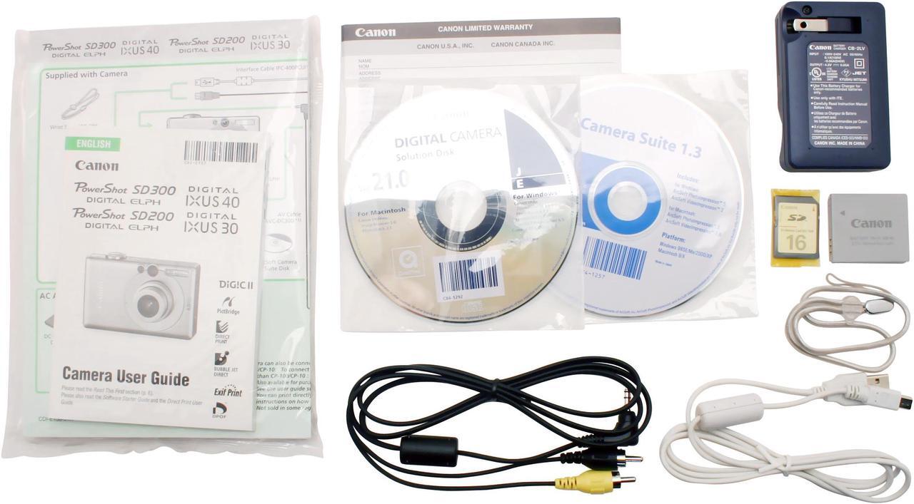 Alt view image 8 of 9 - Canon PowerShot SD200 Silver 3.2MP 3X Optical Zoom Digital Camera