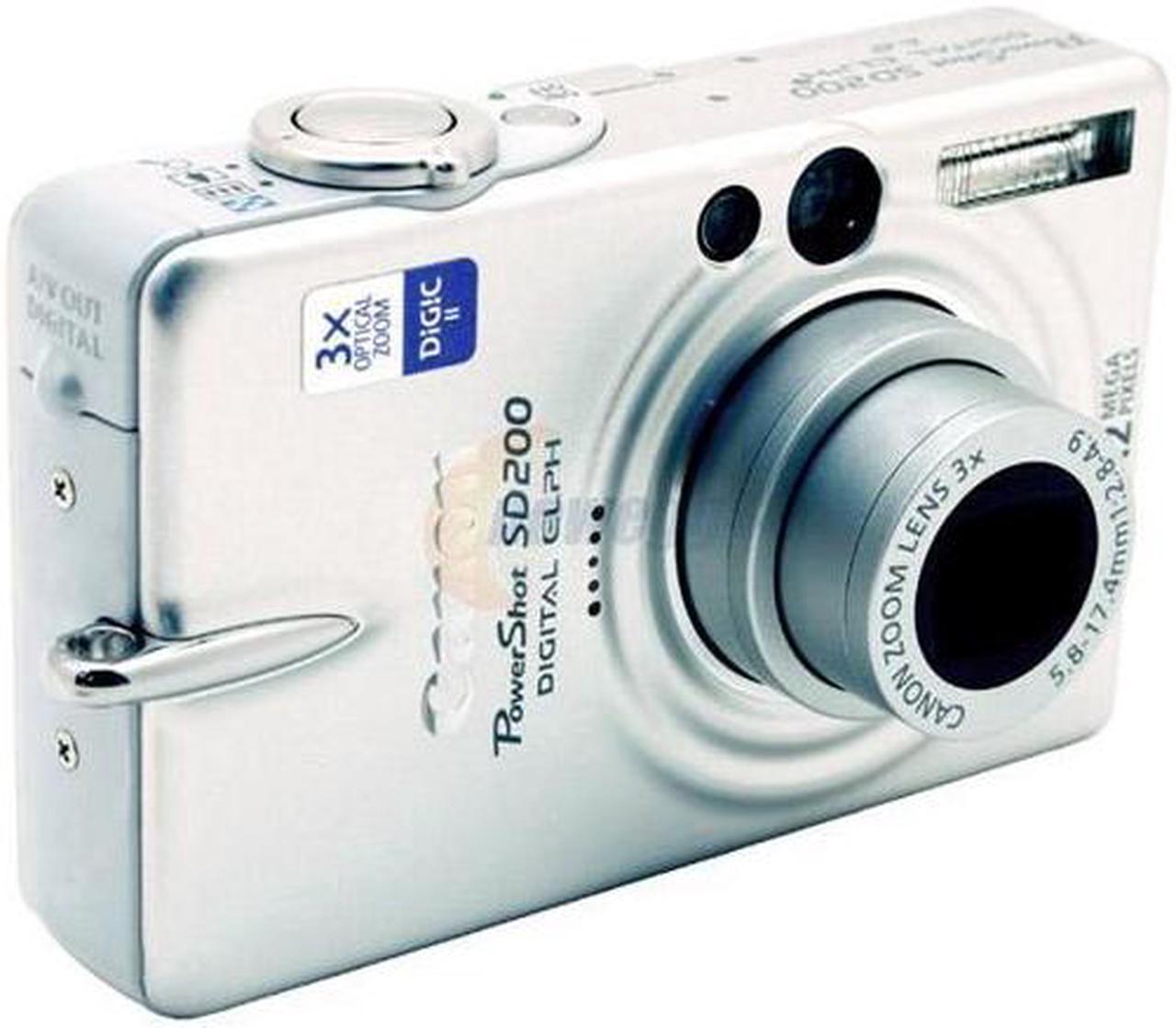 Main image of Canon PowerShot SD200 Silver 3.2MP 3X Optical Zoom Digital Camera