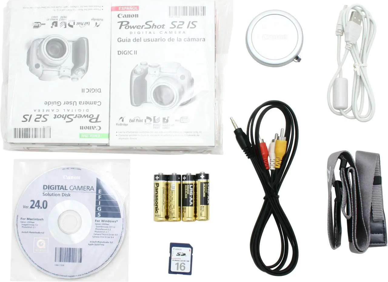 Alt view image 8 of 8 - Canon S2-IS Silver 5.0 MP 12X Optical Zoom Digital Camera