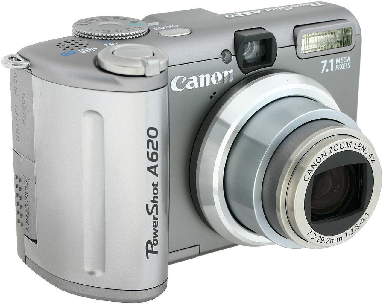 Main image of Canon PowerShot A620 Silver 7.1 MP 4X Optical Zoom Digital Camera