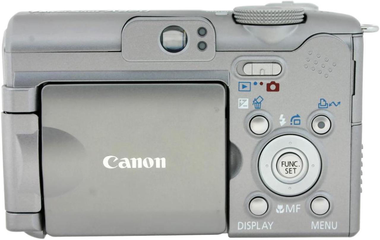 Alt view image 6 of 12 - Canon PowerShot A620 Silver 7.1 MP 4X Optical Zoom Digital Camera