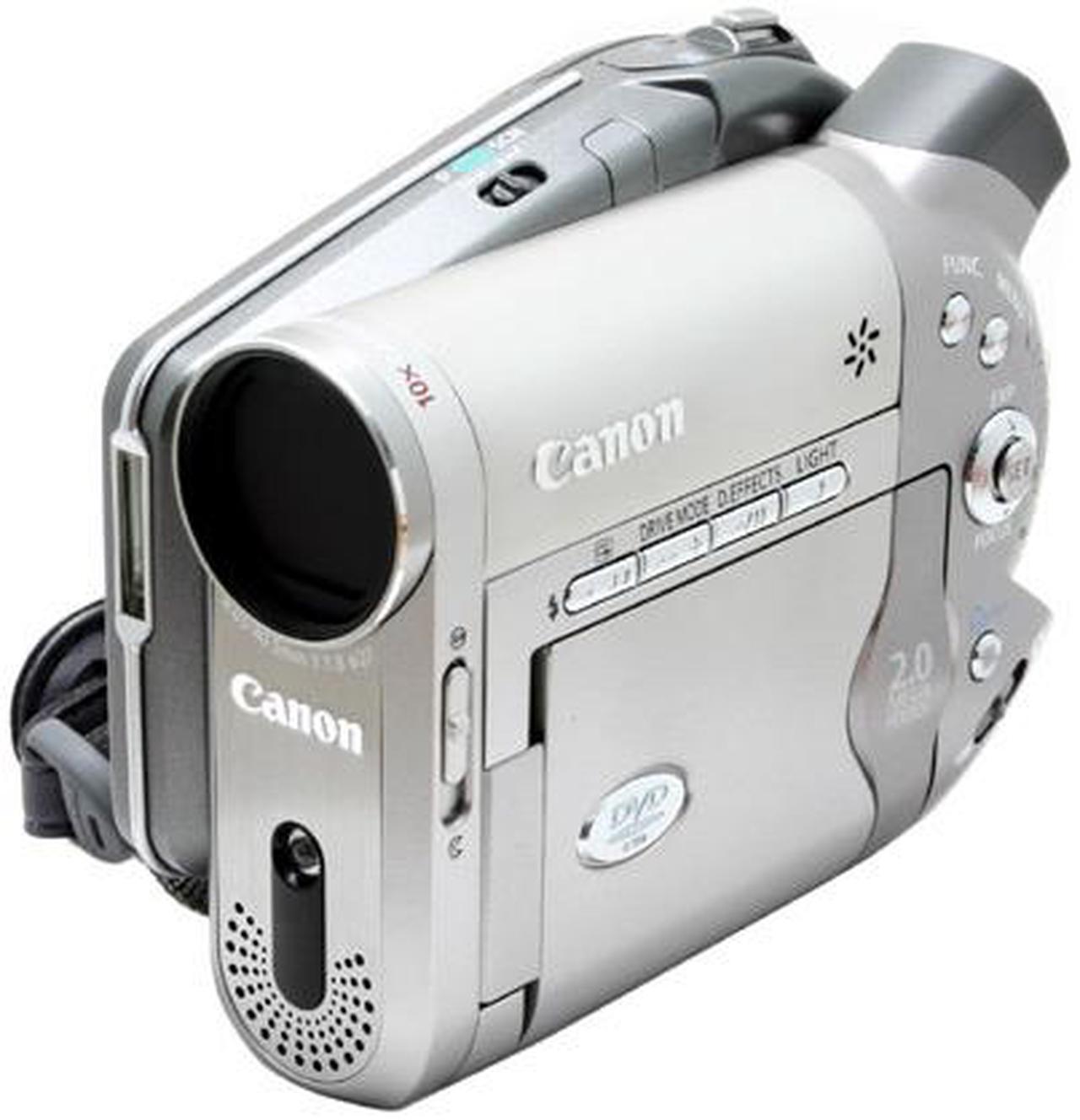 Alt view image 2 of 8 - Canon DC20 1/3.9" 2.2 MP CCD 2.5" 123K LCD 10X Optical Zoom DVD Camcorder