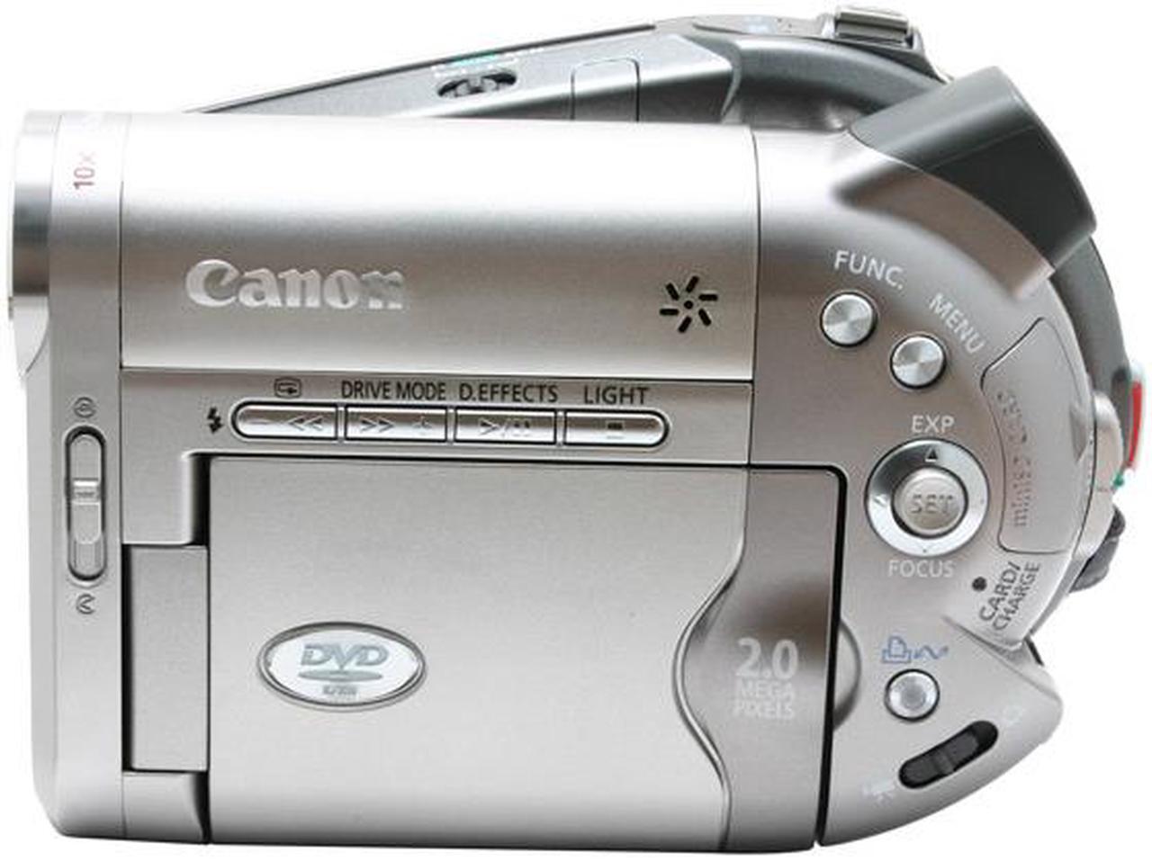Alt view image 5 of 8 - Canon DC20 1/3.9" 2.2 MP CCD 2.5" 123K LCD 10X Optical Zoom DVD Camcorder
