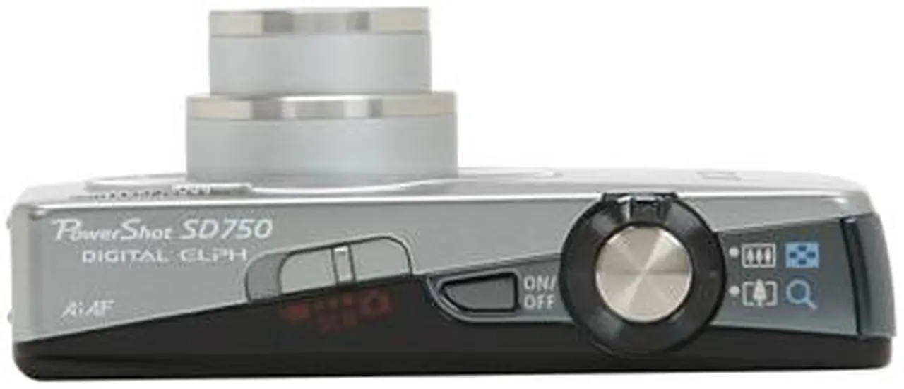 Alt view image 9 of 11 - Canon PowerShot SD750 Silver 7.1 MP 3X Optical Zoom Digital Camera