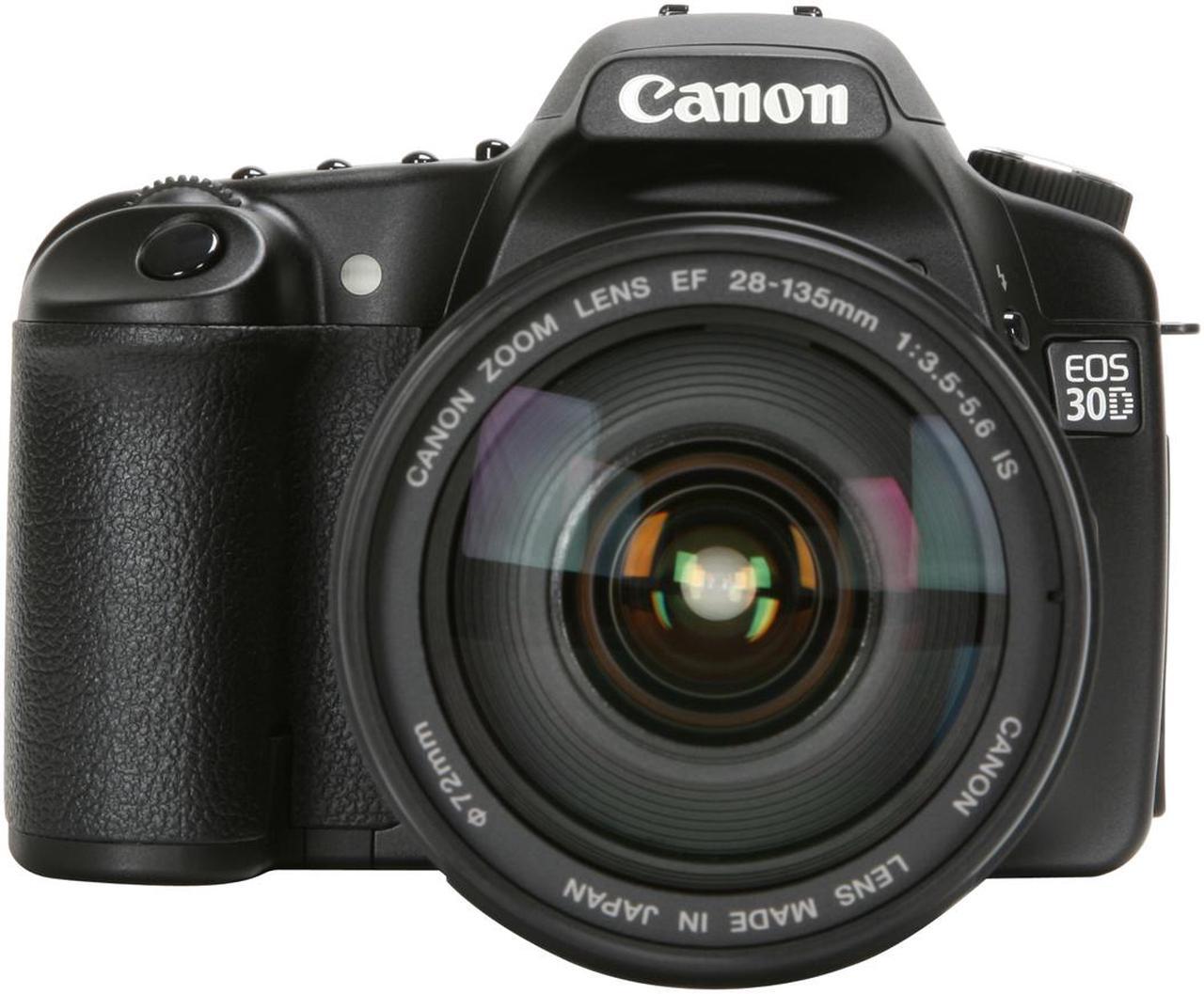 Alt view image 8 of 13 - Canon EOS 30D Black 8.2 MP Digital SLR Camera w/ EF 28-135mm f/3.5-5.6 IS Lens