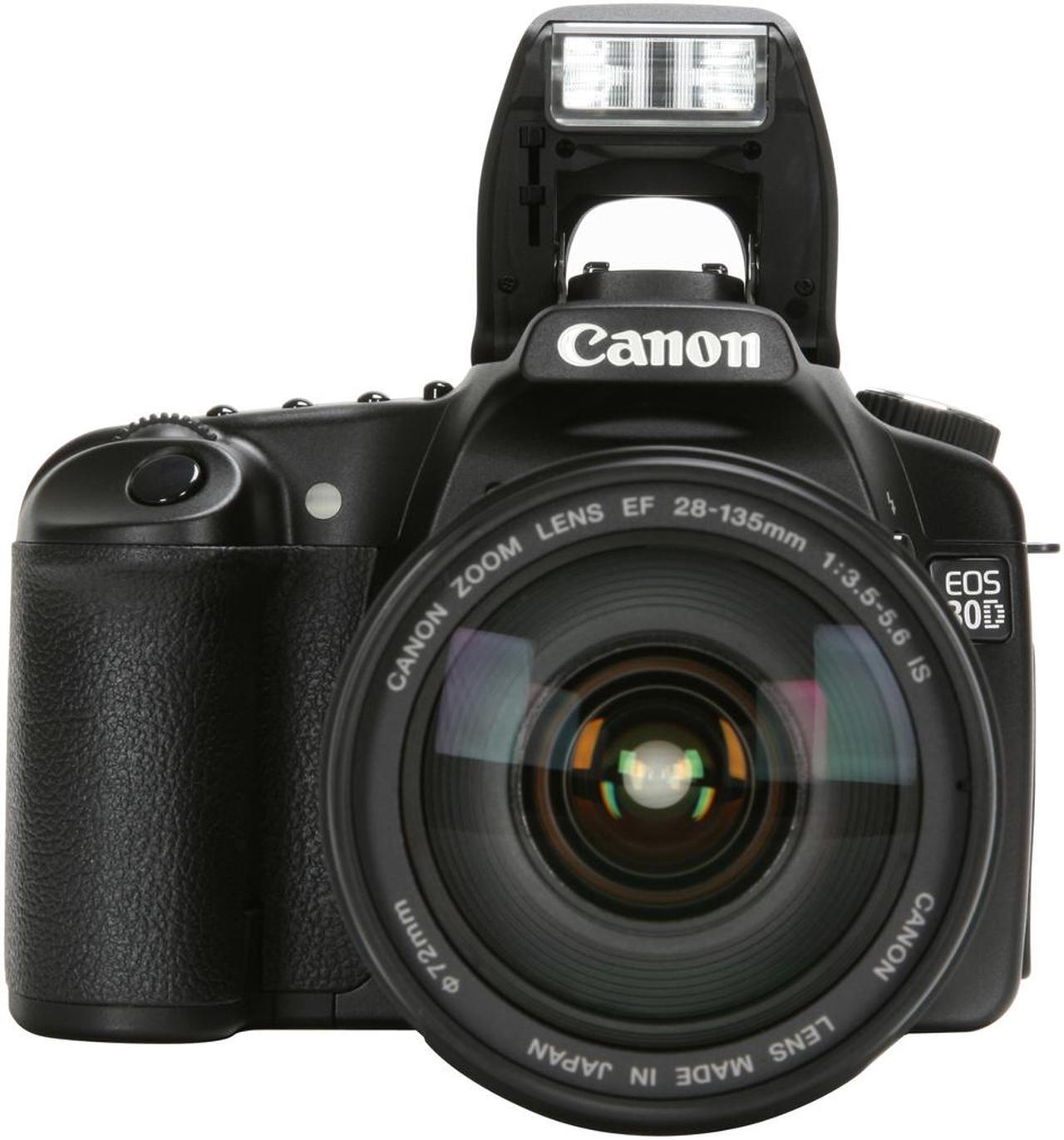 Alt view image 10 of 13 - Canon EOS 30D Black 8.2 MP Digital SLR Camera w/ EF 28-135mm f/3.5-5.6 IS Lens