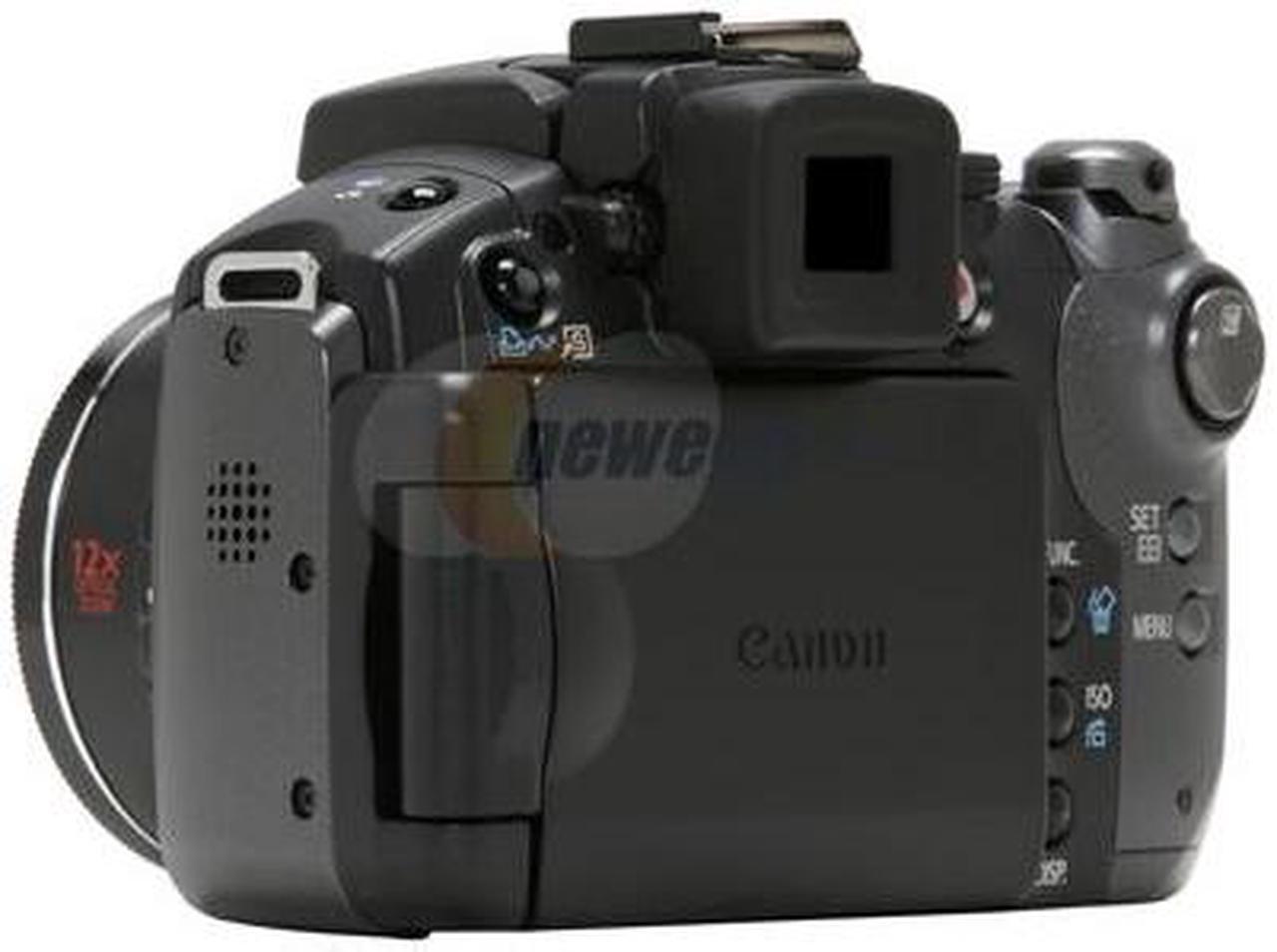 Alt view image 3 of 14 - Canon PowerShot S5 IS Black 8.0 MP 2.5" 207K LCD 12X Optical Zoom Digital Camera