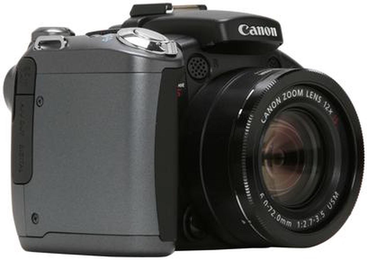 Alt view image 7 of 14 - Canon PowerShot S5 IS Black 8.0 MP 2.5" 207K LCD 12X Optical Zoom Digital Camera