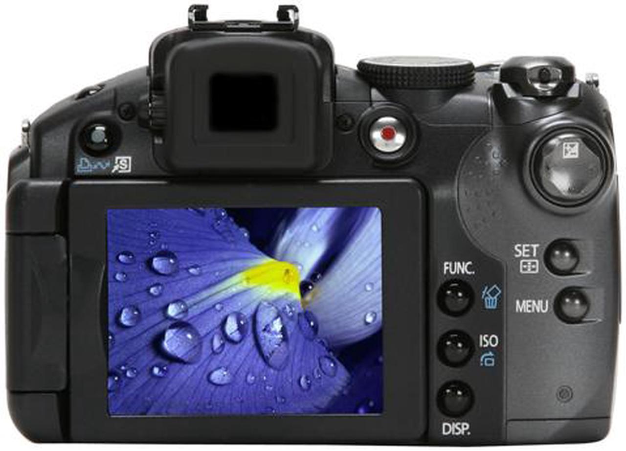 Alt view image 10 of 14 - Canon PowerShot S5 IS Black 8.0 MP 2.5" 207K LCD 12X Optical Zoom Digital Camera