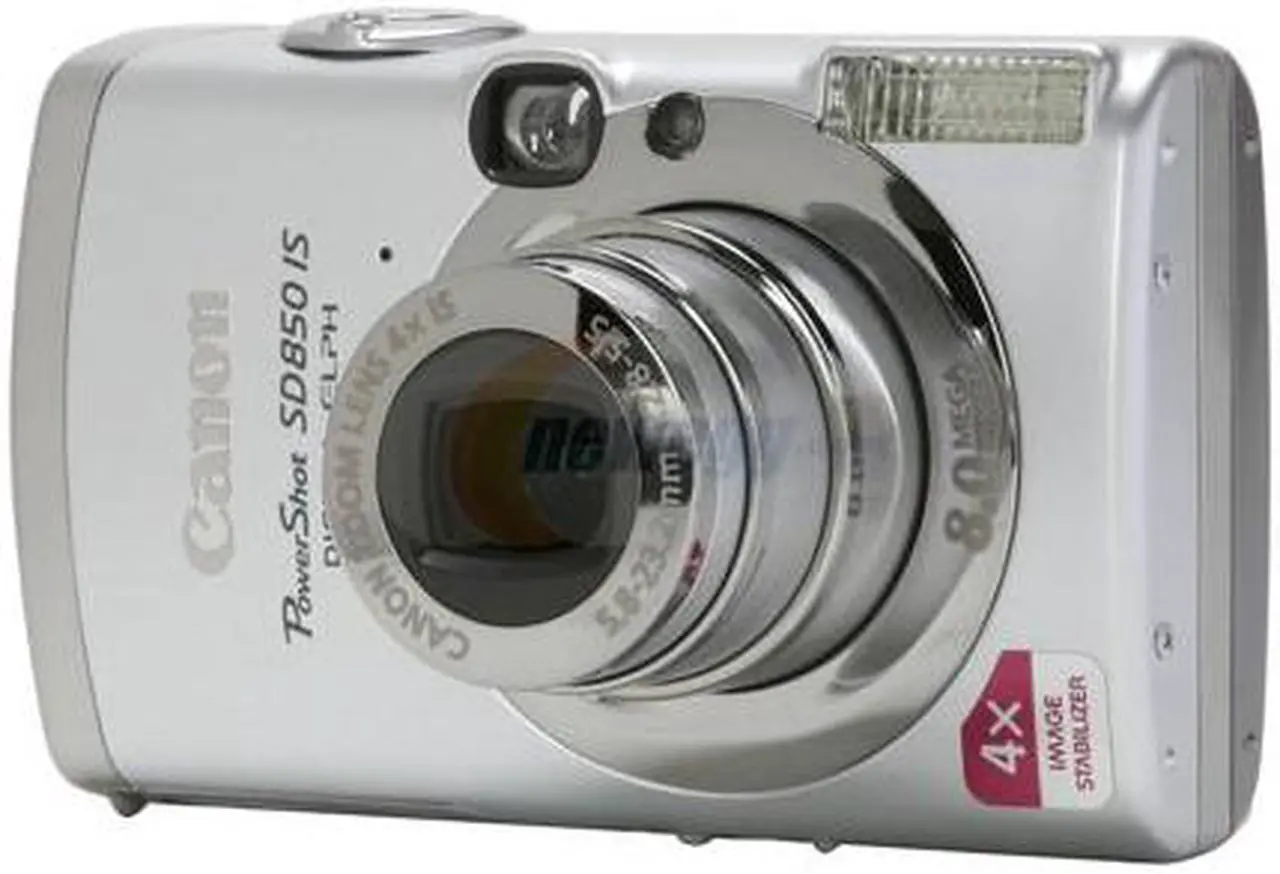Main image of Canon PowerShot SD850 IS Silver 8.0 MP 4X Optical Zoom Digital Camera