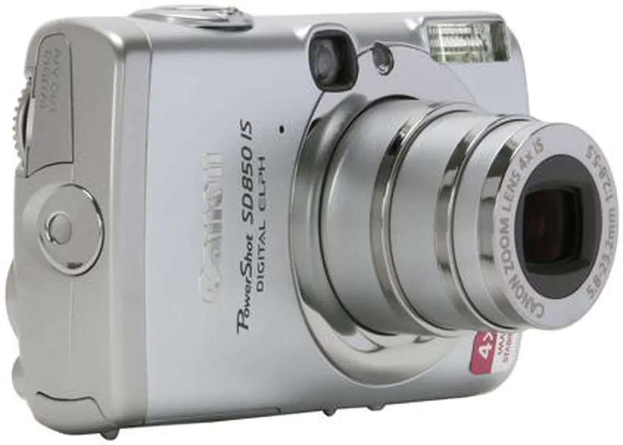 Alt view image 7 of 11 - Canon PowerShot SD850 IS Silver 8.0 MP 4X Optical Zoom Digital Camera