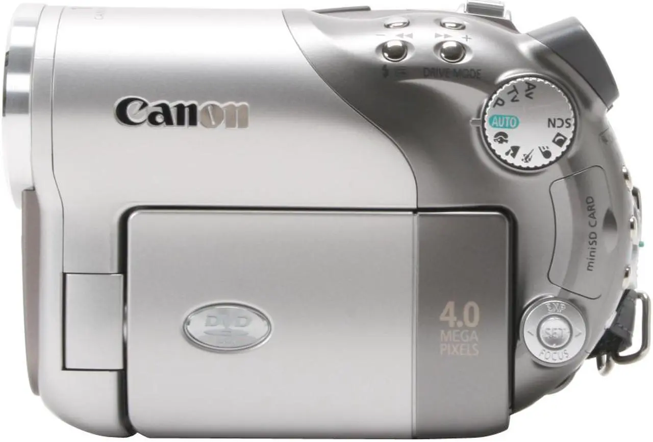 Alt view image 4 of 13 - Canon DC40 1/2.8" 4.3MP (Gross) CCD 2.7" 123K LCD LCD 10X Optical Zoom DVD Camcorder