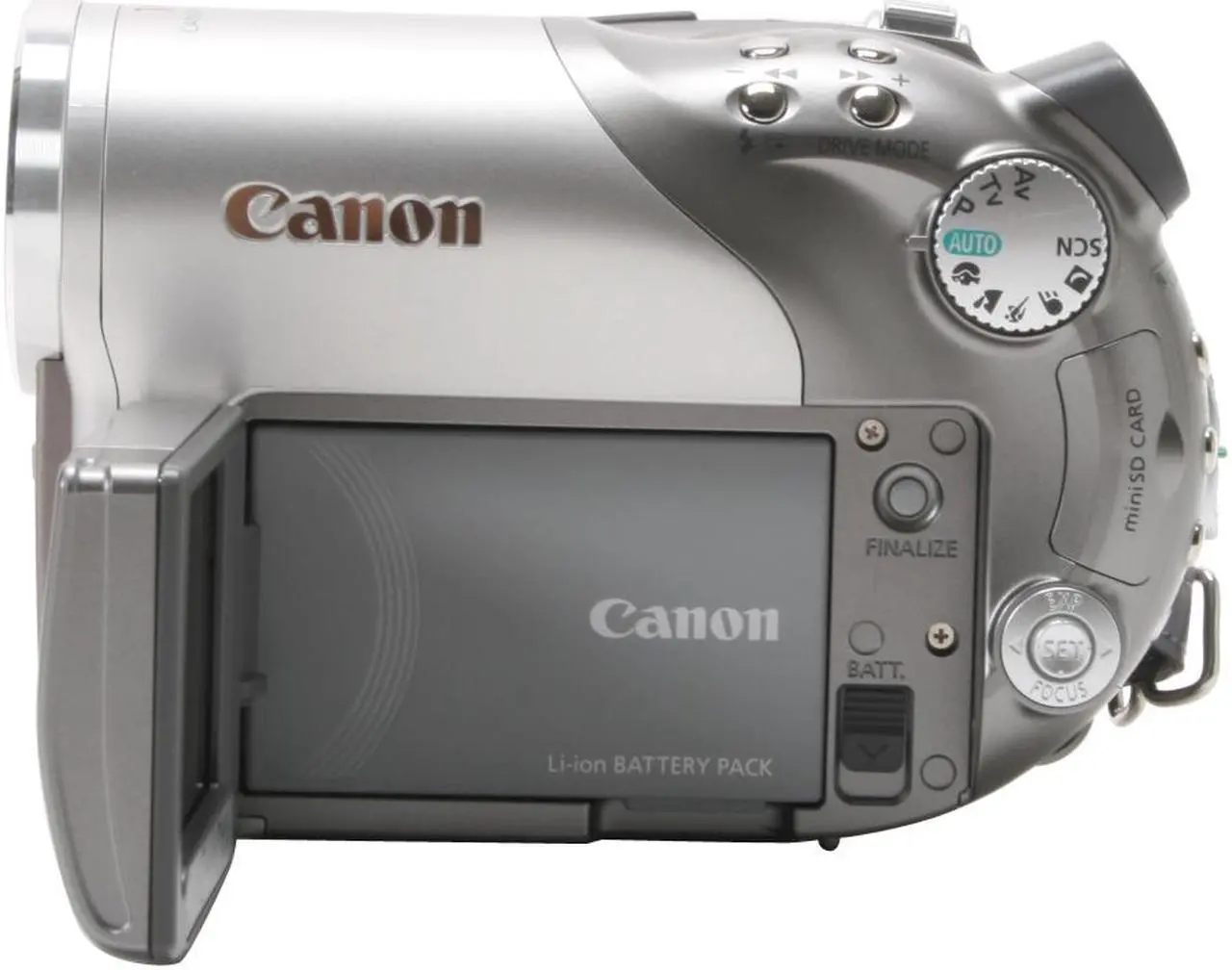 Alt view image 5 of 13 - Canon DC40 1/2.8" 4.3MP (Gross) CCD 2.7" 123K LCD LCD 10X Optical Zoom DVD Camcorder