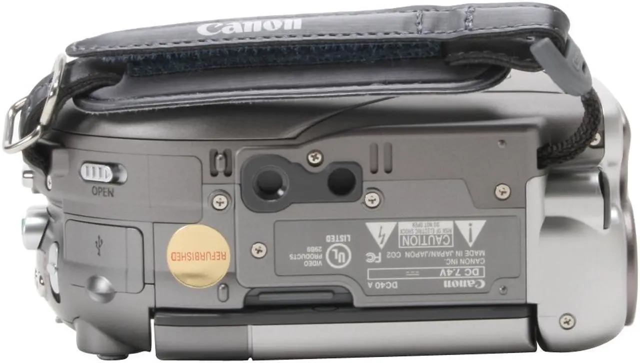 Alt view image 9 of 13 - Canon DC40 1/2.8" 4.3MP (Gross) CCD 2.7" 123K LCD LCD 10X Optical Zoom DVD Camcorder
