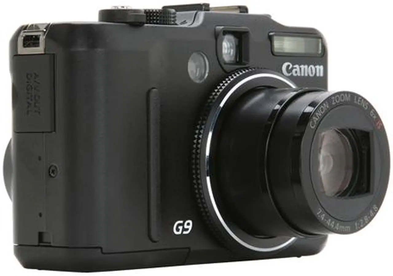 Alt view image 7 of 11 - Canon PowerShot G9 Black 12.1 MP 6X Optical Zoom Digital Camera