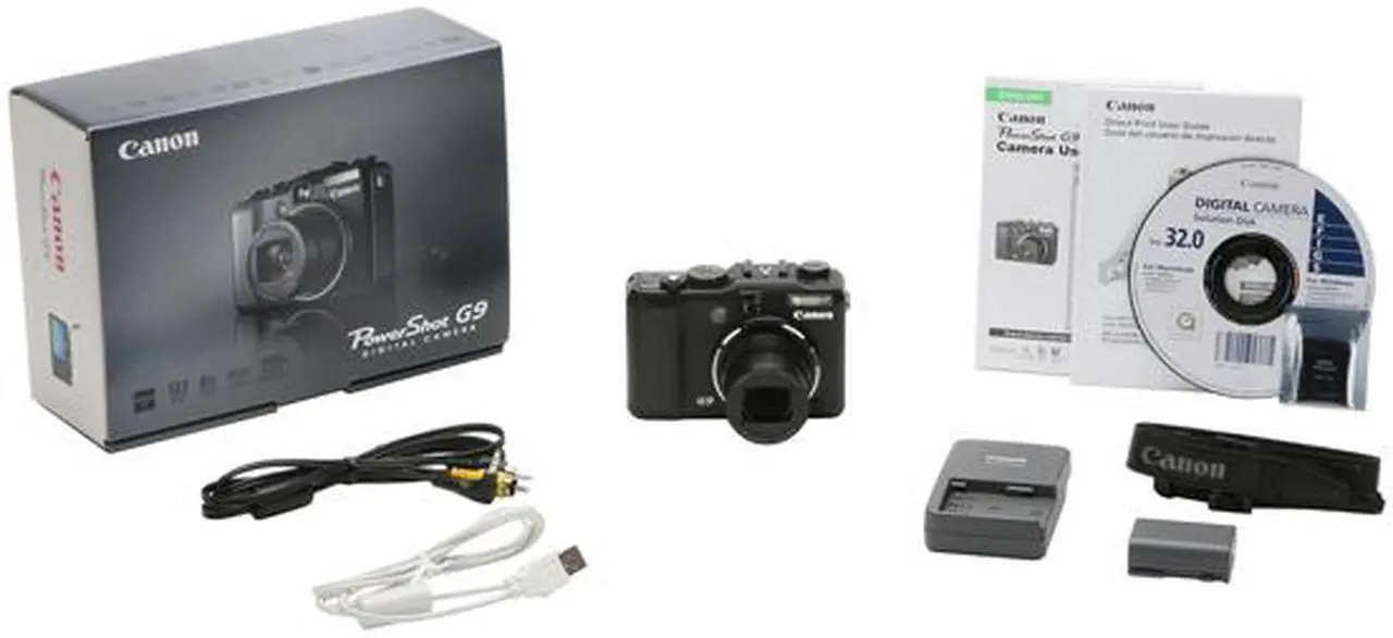 Alt view image 11 of 11 - Canon PowerShot G9 Black 12.1 MP 6X Optical Zoom Digital Camera