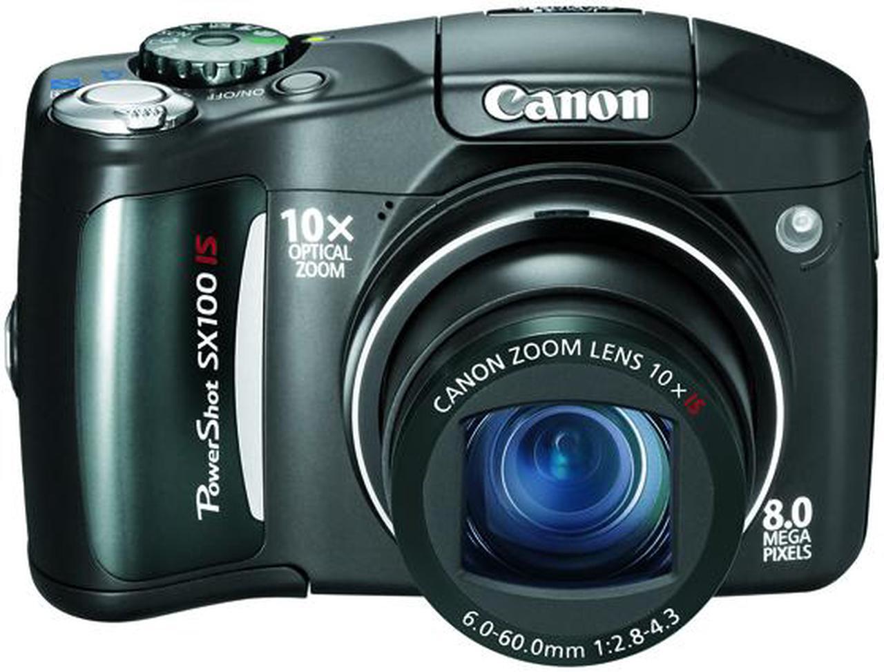 Alt view image 2 of 4 - Canon PowerShot SX100 IS Black 8.0 MP 10X Optical Zoom Digital Camera