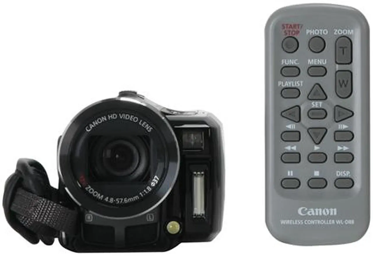 Alt view image 14 of 15 - Canon VIXIA HF10 Black 1/3.2" CMOS Sensor 2.7" 211K LCD 12X Optical Zoom Full HD Dual Flash Memory Camcorder