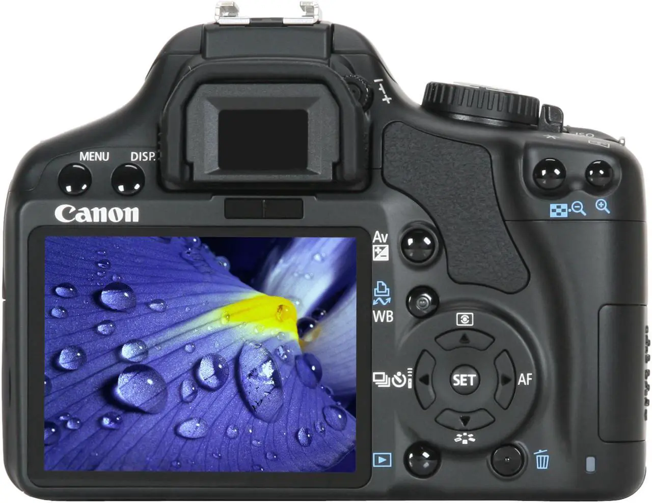 Alt view image 4 of 13 - Canon EOS Rebel XSi Black 12.20 MP Digital SLR Camera w/EF-S 18-55mm f/3.5-5.6 IS Lens