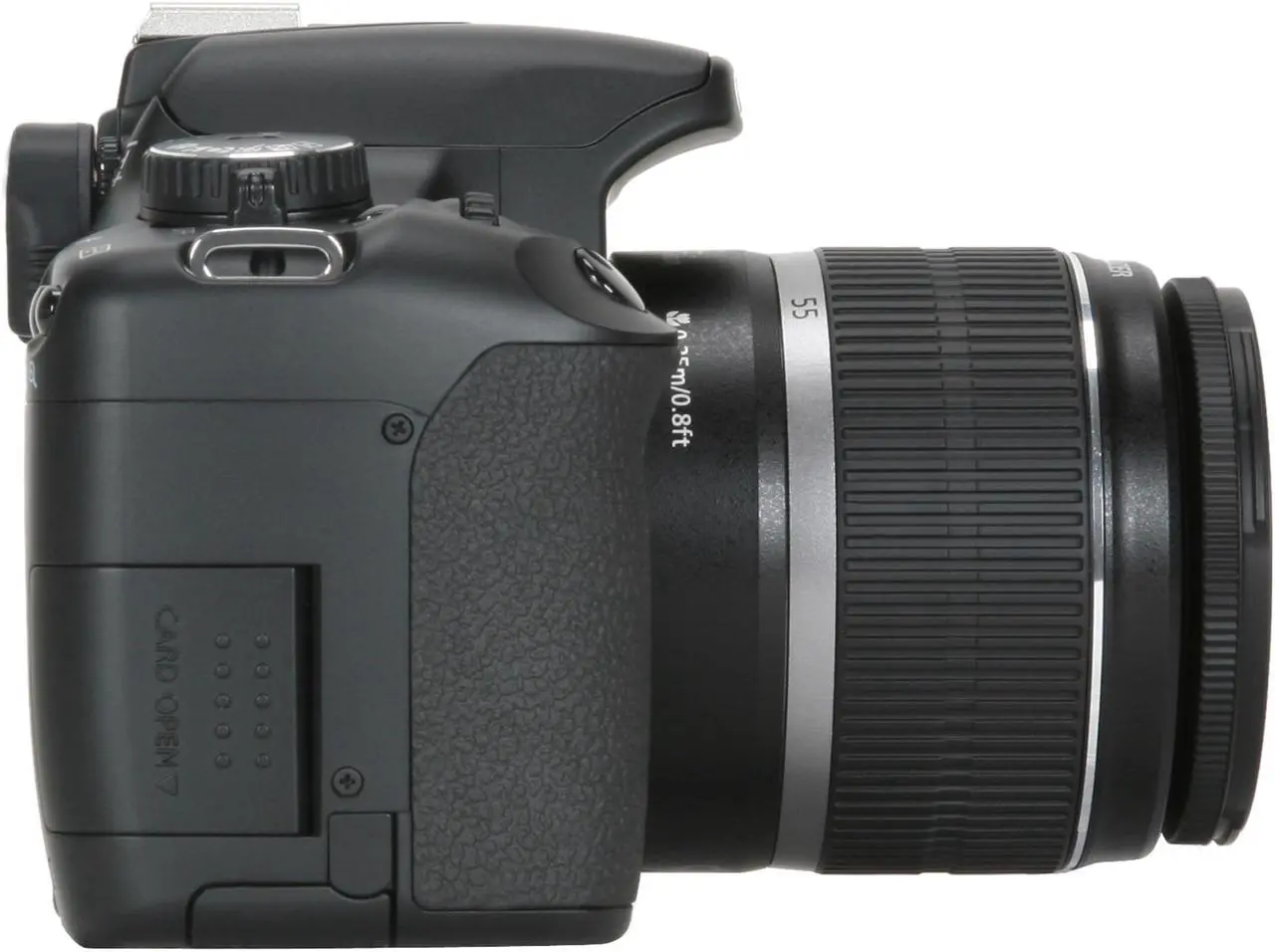 Alt view image 6 of 13 - Canon EOS Rebel XSi Black 12.20 MP Digital SLR Camera w/EF-S 18-55mm f/3.5-5.6 IS Lens