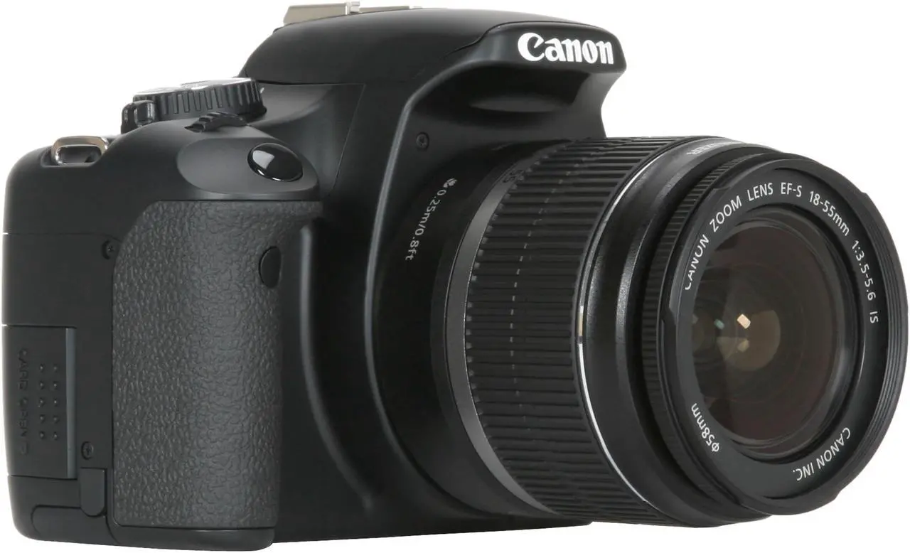 Alt view image 7 of 13 - Canon EOS Rebel XSi Black 12.20 MP Digital SLR Camera w/EF-S 18-55mm f/3.5-5.6 IS Lens
