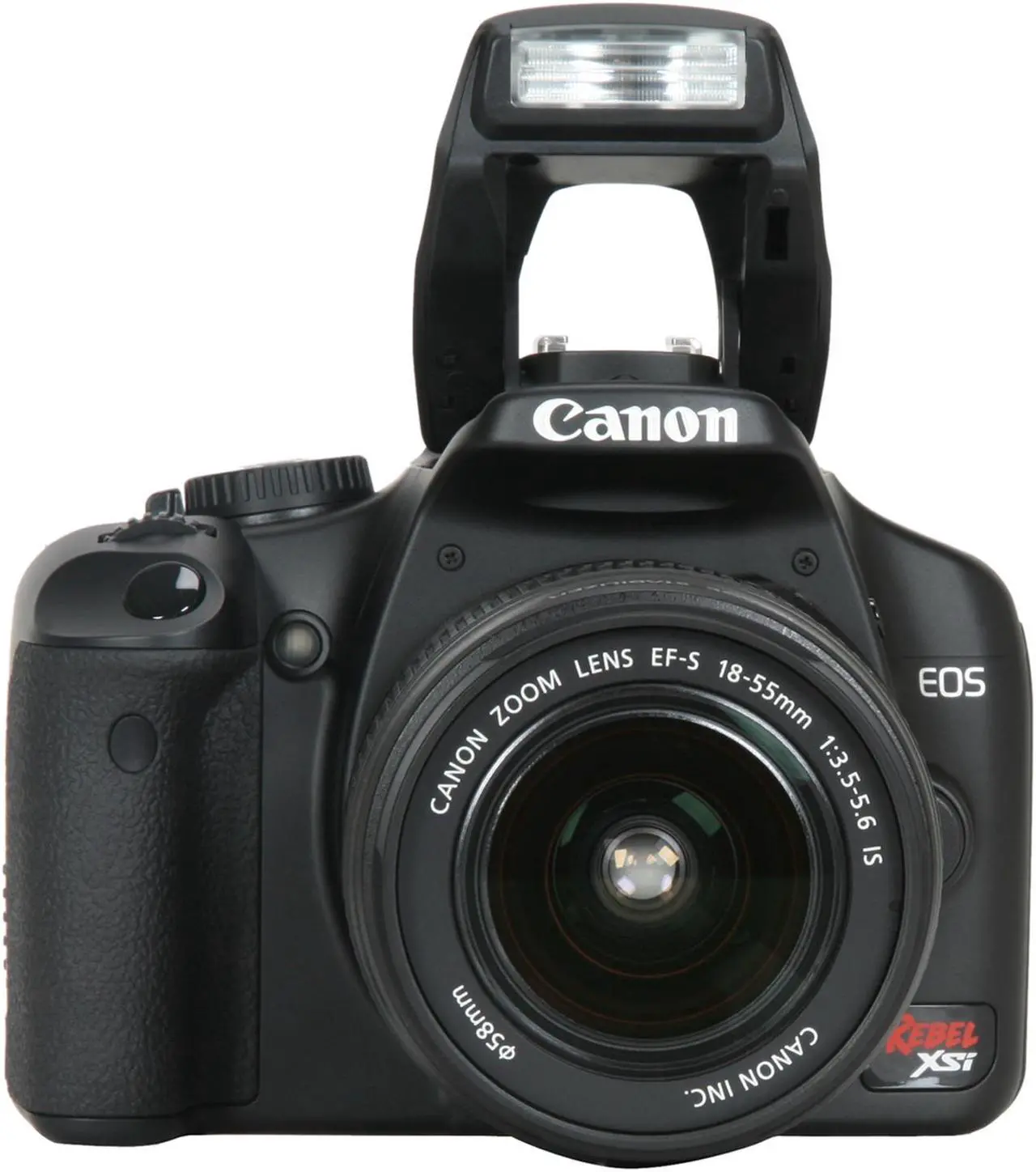 Alt view image 9 of 13 - Canon EOS Rebel XSi Black 12.20 MP Digital SLR Camera w/EF-S 18-55mm f/3.5-5.6 IS Lens