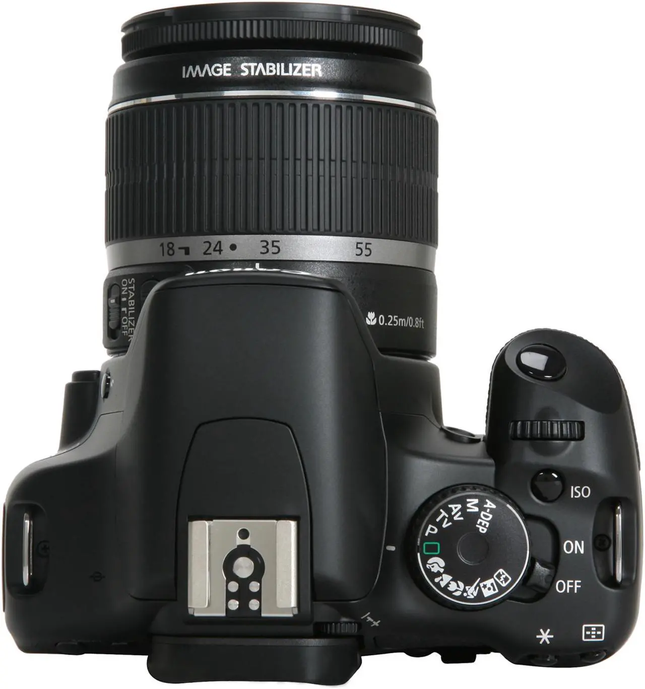 Alt view image 10 of 13 - Canon EOS Rebel XSi Black 12.20 MP Digital SLR Camera w/EF-S 18-55mm f/3.5-5.6 IS Lens