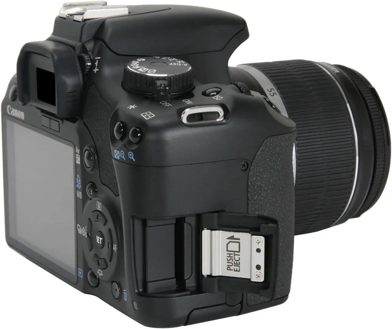 Alt view image 11 of 13 - Canon EOS Rebel XSi Black 12.20 MP Digital SLR Camera w/EF-S 18-55mm f/3.5-5.6 IS Lens