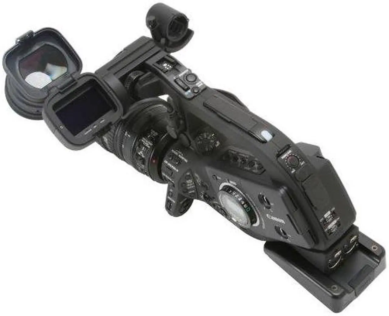 Alt view image 5 of 5 - Canon XL H1A Black 1/3" 3CCD High Definition Professional Camcorder w/ Canon 20x HD Video Zoom XL 5.4-108 mm L IS lll