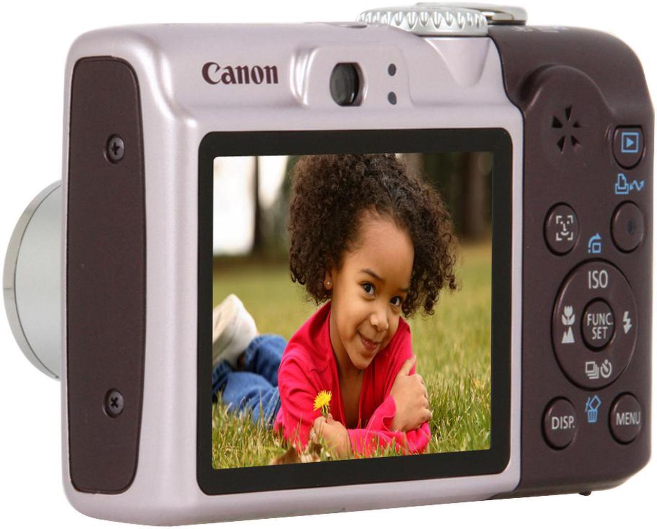 Alt view image 3 of 14 - Canon PowerShot A1000 IS Purple 10.0 MP 4X Optical Zoom Digital Camera