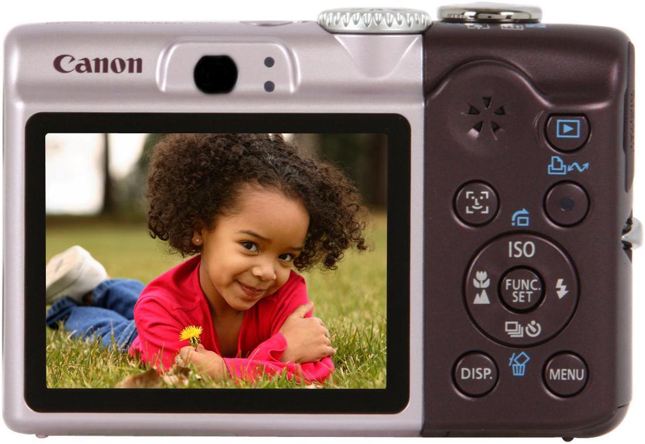 Alt view image 4 of 14 - Canon PowerShot A1000 IS Purple 10.0 MP 4X Optical Zoom Digital Camera