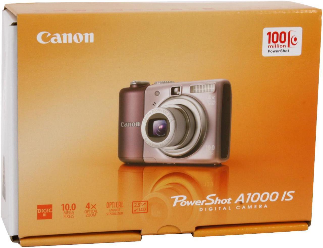 Alt view image 14 of 14 - Canon PowerShot A1000 IS Purple 10.0 MP 4X Optical Zoom Digital Camera