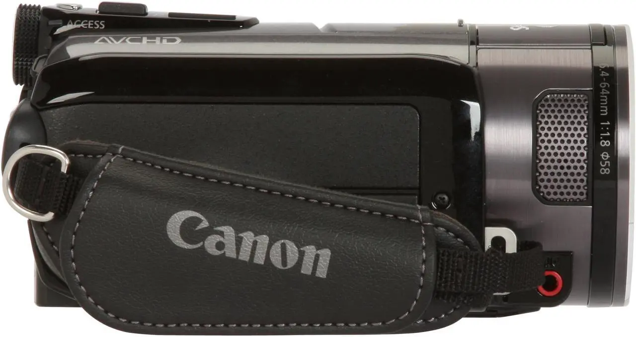 Alt view image 6 of 14 - Canon VIXIA HF S100 Black 1/2.6" CMOS 8.59MP 2.7" 211K 10X Optical Zoom Full HD Flash Memory Camcorder