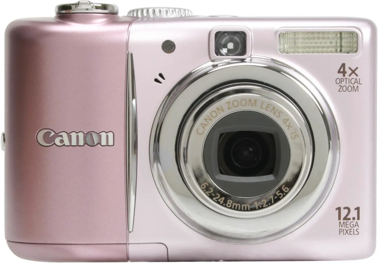 Alt view image 8 of 12 - Canon PowerShot A1100 IS Pink 12.1 MP 4X Optical Zoom Digital Camera